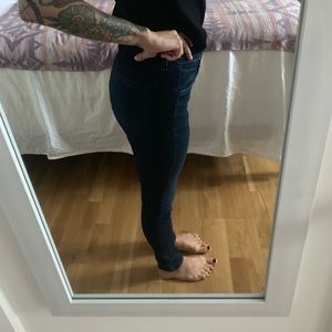 Rag & Bone 10 inch skinny jeans in dark denim